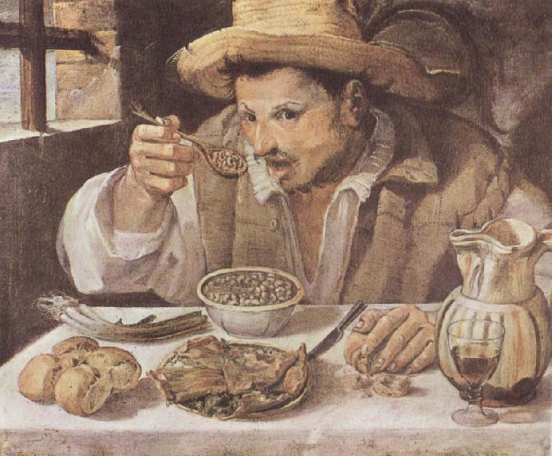 Annibale Carracci The Bean Eater oil painting image